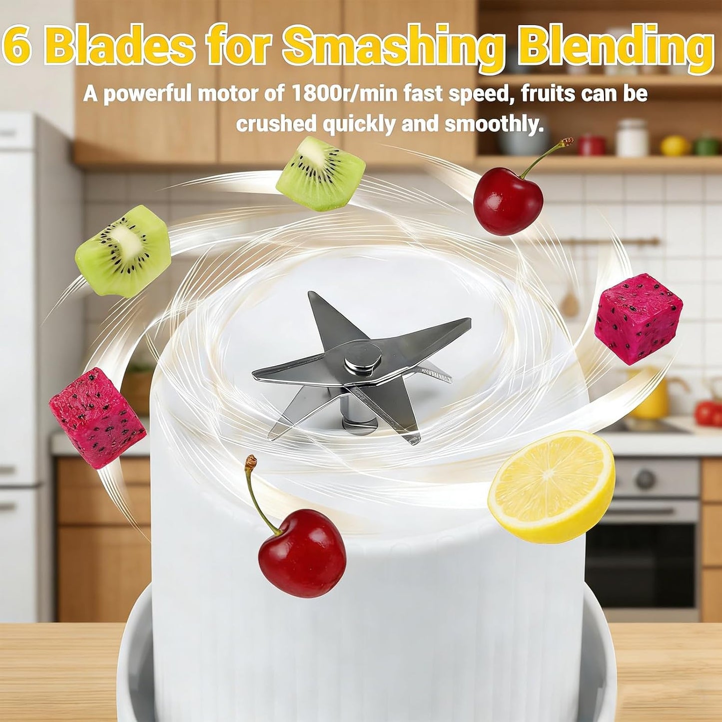 Mixeur Portable,Blender Portable,Blender À Fruits Sans Fil,Mini Juicer Électrique De 420Ml, Mini Mixeur À Smoothie,Nettoyage Automatique,Mixeur Pour Smoothies,Jus Et Shakes (Rose)